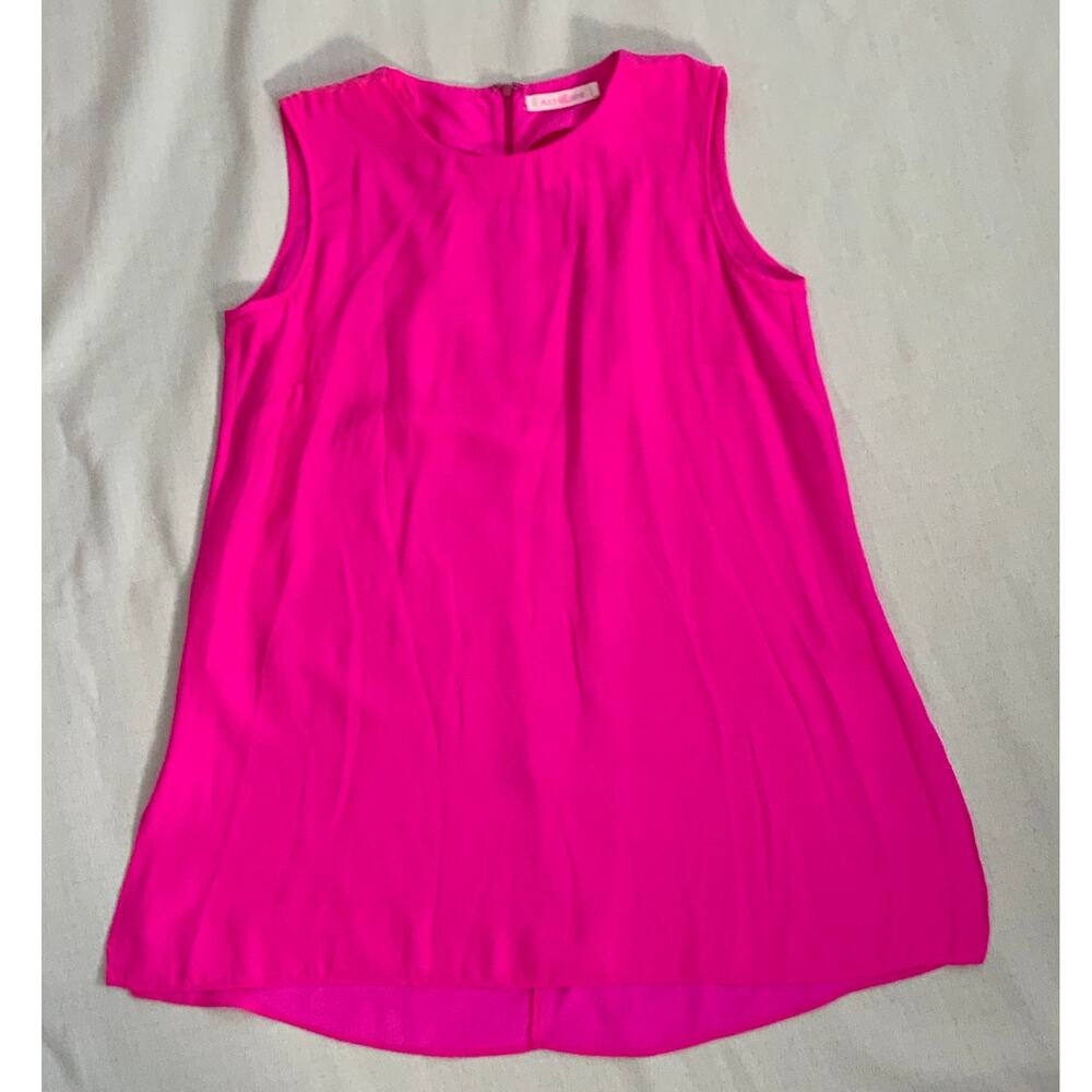 Alice & Trixie Bright Pink Silk Blouse size XS
